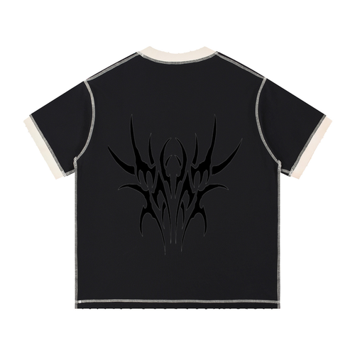 Contrast-Stitched Cotton T-Shirt