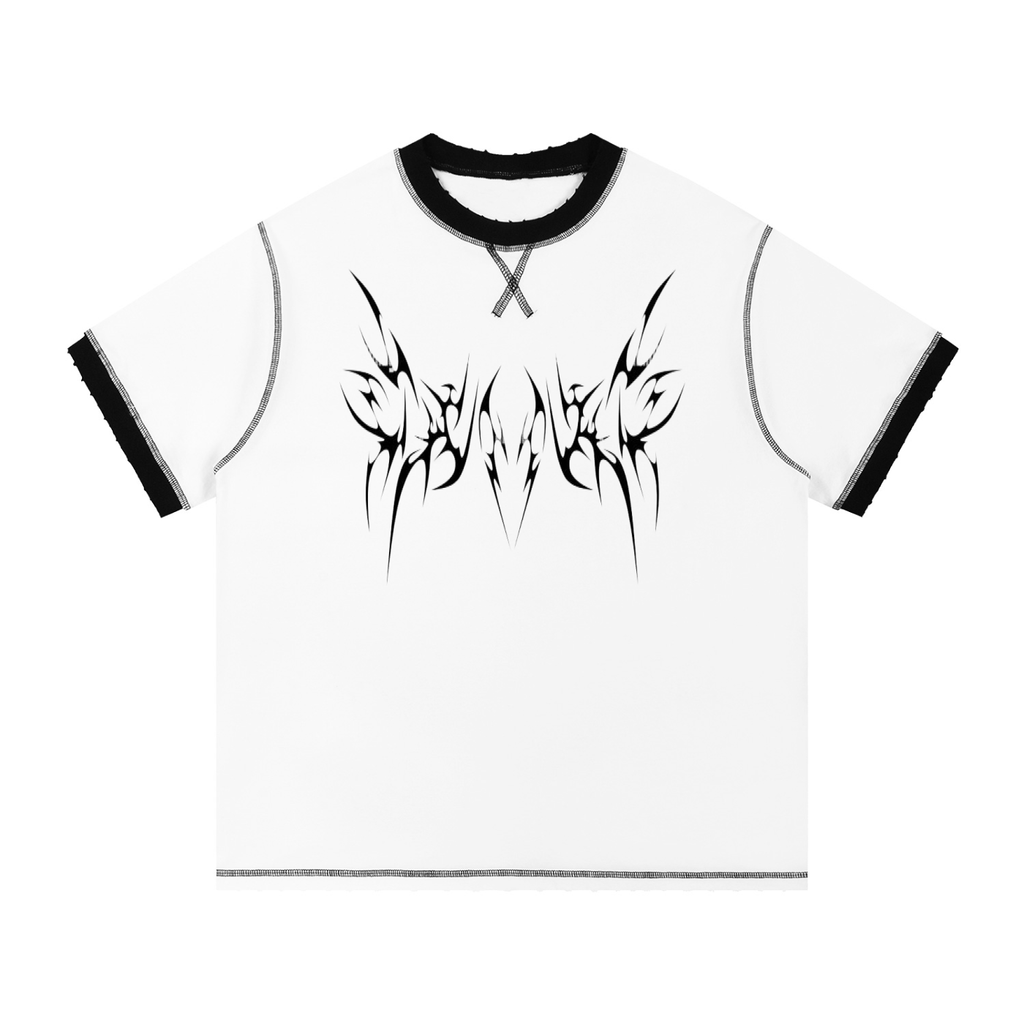 Contrast-Stitched Cotton T-Shirt