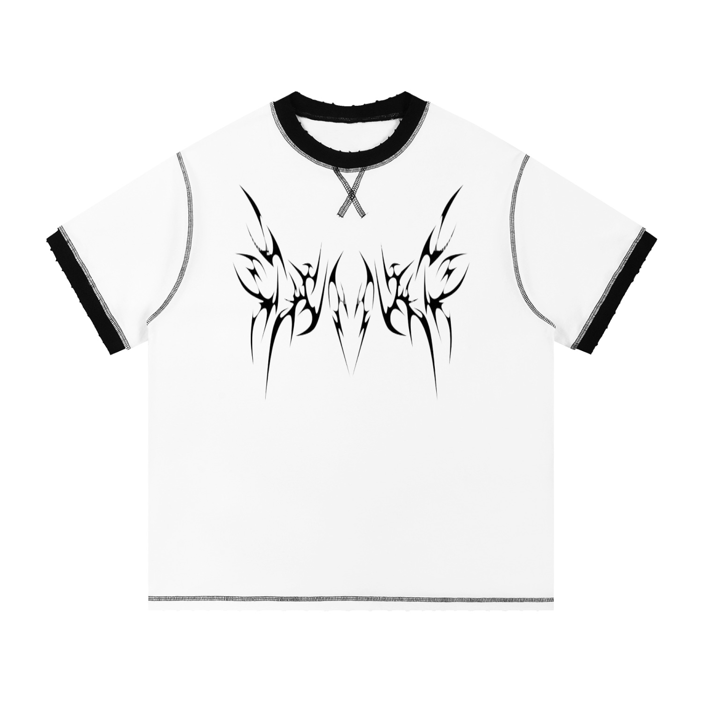 Contrast-Stitched Cotton T-Shirt